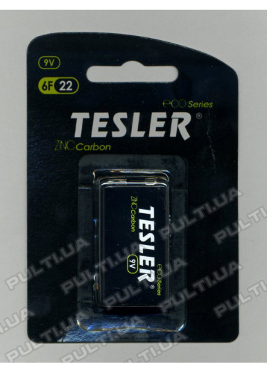  Супутні товари Батарейки TESLER ECO Series КРОНА 6F22 9V в блістері картинка