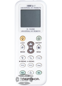  Універсальний пульт для кондиціонера CHUNGHOP K-1028E (1000 кодів) картинка