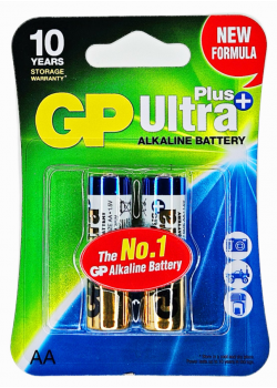  Супутні товари Батарейка GP Ultra Alkaline LR6, AA 15AUP-U2 картинка