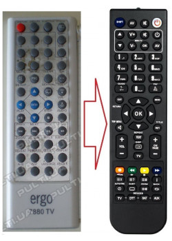  Пульт для телевізора ERGO 7880 (аналог) картинка