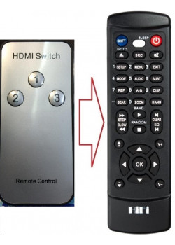  Пульт для HDMI SWITCH REMOTE CONTROL (аналог) картинка