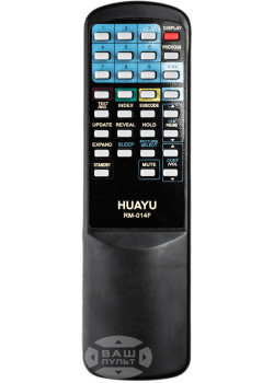  Универсальный пульт HUAYU для FUNAI RM-014F корпус MK7,8 тхт (4 кода) картинка