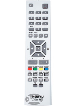  Универсальный пульт для телевизора HUAYU для RAINFORD/VESTEL RM-175CH (3 кода) картинка