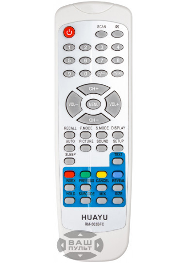 Пульти для телевізорів Універсальний пульт HUAYU для ROLSEN RM-563BFC (3 коду) картинка