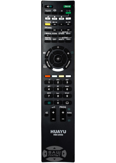 Пульти для телевізорів Універсальний пульт HUAYU для SONY RM-D998 картинка