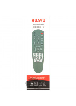 Пульти для телевізорів Універсальний пульт HUAYU для HYUNDAI RC-8838 + 6 (6 кодів) корпус RС-938 картинка