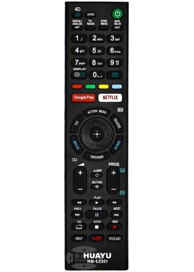 Пульты для телевизоров Универсальный пульт HUAYU для SONY RM-L1351 картинка