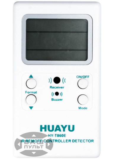  Супутні товари ТЕСТЕР ДЛЯ пультів HUAYU HY-T860E з дисплеєм (24 мсх, автоматичний пошук) картинка