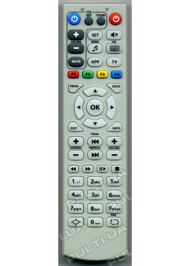 Пульты для медиаплееров и IPTV приставок Пульт для MAG 250 c обучаемым блоком для TV, gray картинка