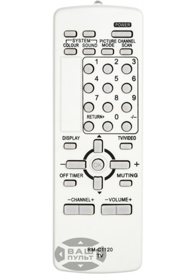 Пульти для телевізорів Пульт для JVC RM-C1120 картинка