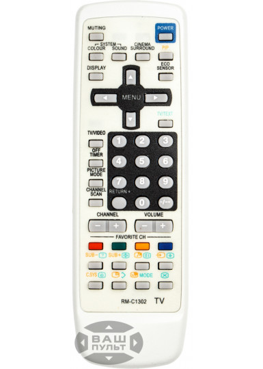 Пульти для телевізорів Пульт для JVC RM-C1302 картинка