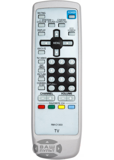 Пульти для телевізорів Пульт для JVC RM-C1303 картинка