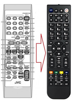  Пульт для JVC RM-SDHA3BR (аналог) картинка