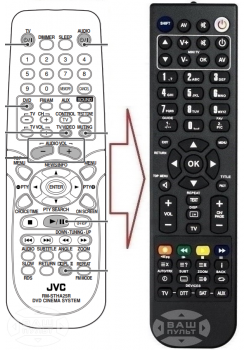 Пульт для JVC RM-STHA25R (аналог) картинка