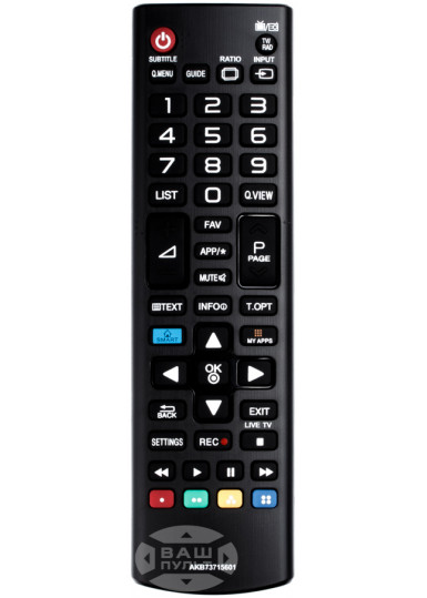Пульти для телевізорів Пульт для LG AKB73715601 (HQ) SMART TV картинка