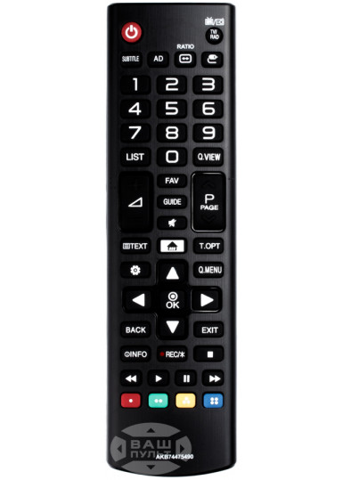Пульти для телевізорів Пульт для LG AKB74475490 SMART TV картинка