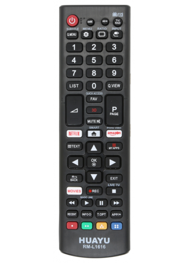 Пульти для телевізорів Універсальний пульт HUAYU для LG RM-L1616 картинка