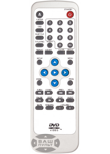 Пульты для DVD и Blue-ray проигрывателей Пульт для ORION DVD2 2407 картинка