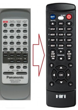  Пульт для Panasonic N2QAGB000013 (аналог) картинка