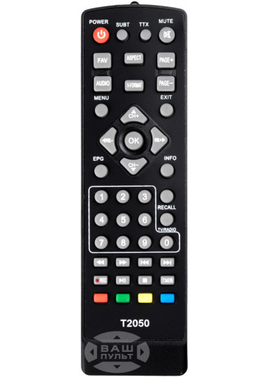 Пульти для ефірних DVB-T2 приймачів Пульт для ITBOX HD картинка