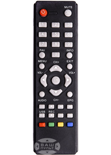 Пульти для ефірних DVB-T2 приймачів Пульт для ROMSAT TR-9110HD картинка