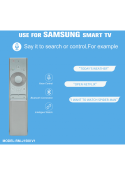Пульти для телевізорів Пульт для SAMSUNG RM-J1500 Smart TV c голосовим керуванням картинка