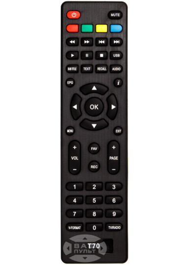Пульти для ефірних DVB-T2 приймачів Пульт для SELENGA T70 HD930 картинка