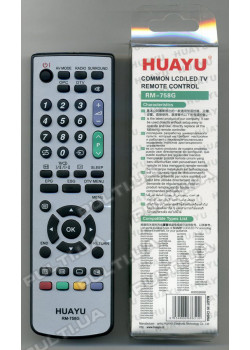  Универсальный пульт для телевизора HUAYU для SHARP RM-758G  картинка