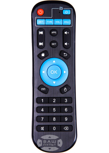  Пульти для медіаплеєрів і IPTV приставок Пульт для смарт приставки SMART TV BOX MXQ-4K картинка