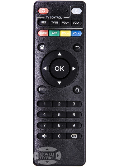  Пульти для медіаплеєрів і IPTV приставок Пульт для SMART TV BOX X96 (HQ) з обучаємим блоком картинка