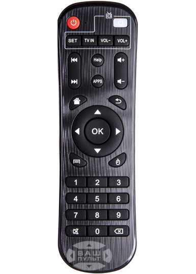  Пульти для медіаплеєрів і IPTV приставок Пульт для SMART TV BOX H96 X2 MAX (з обучаємим блоком) картинка