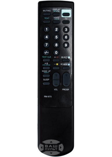 Пульты для телевизоров Пульт для SONY RM-870 (HQ) картинка