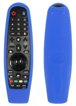  Чохол силіконовий синій для пультів LG magic remote картинка