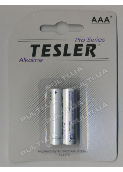 Батарейка TESLER Alkaline LR03-2 size AAA