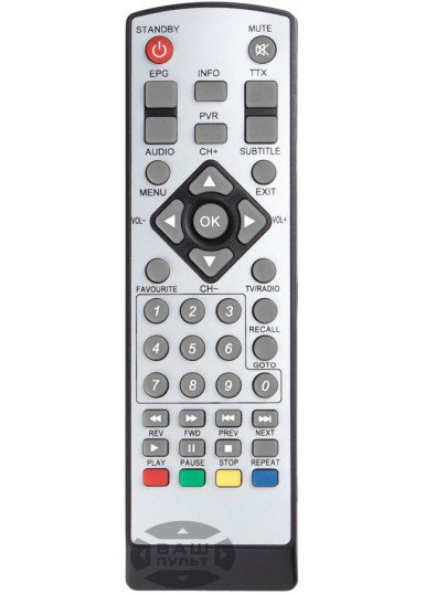 Пульти для ефірних DVB-T2 приймачів Пульт для ERGO DVB-T2 2109 (HQ) картинка