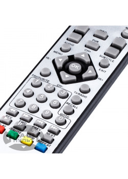 Пульти для ефірних DVB-T2 приймачів Пульт для NOMI T201 Black картинка